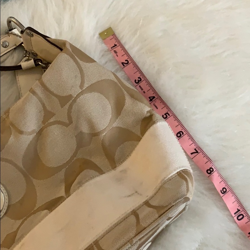 Coach | signature stripe monogram hobo bag - Picture 15 of 16